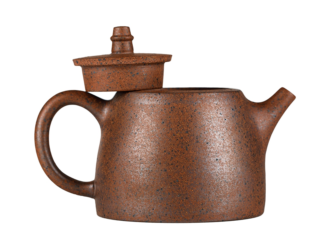 Чайник # 52276, дровяной обжиг/исинская глина, ручная работа, 160 мл.