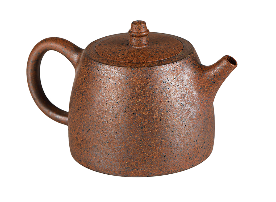 Чайник # 52276, дровяной обжиг/исинская глина, ручная работа, 160 мл.