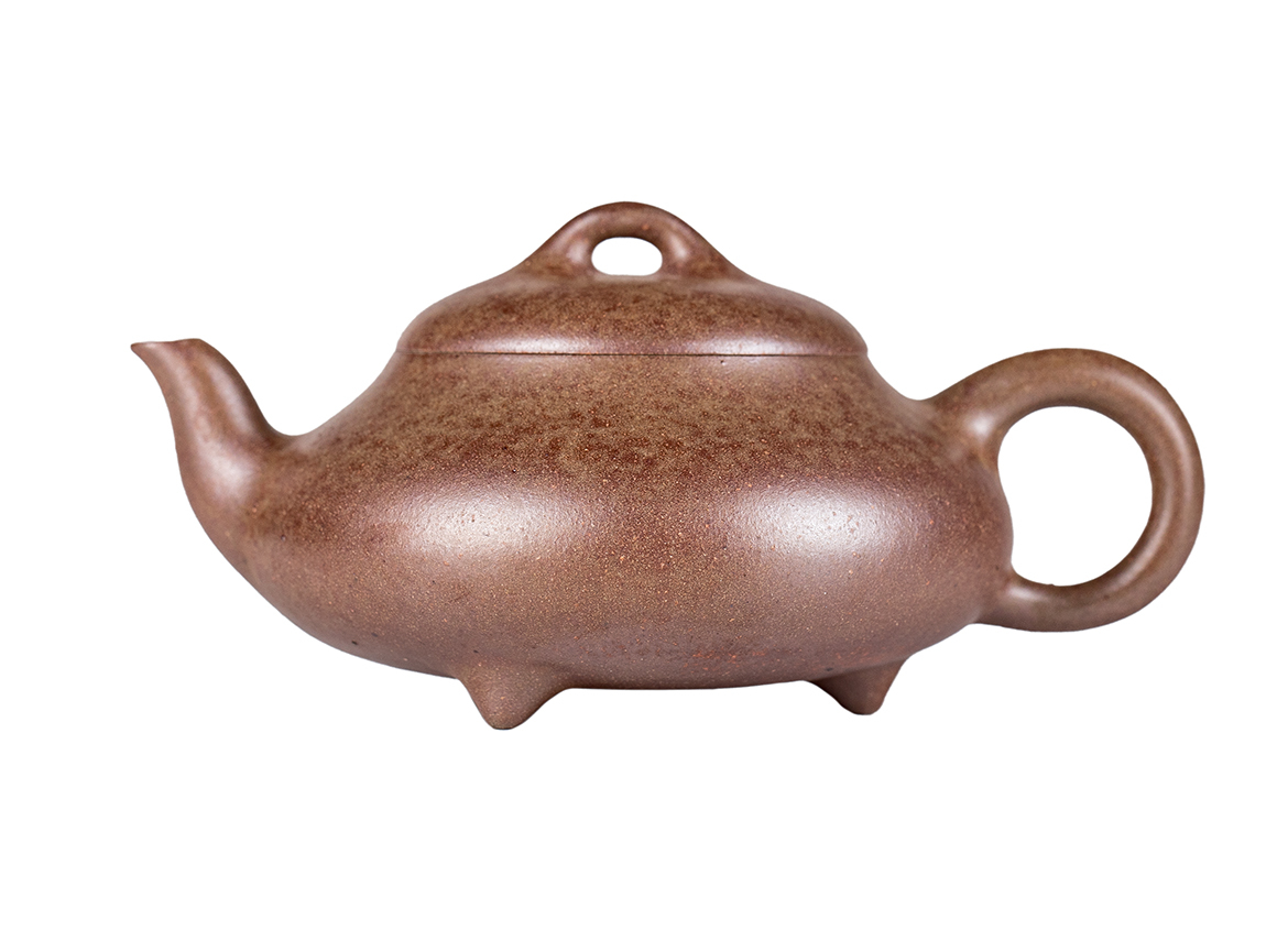 Чайник # 52279, дровяной обжиг/исинская глина, ручная работа, 140 мл.