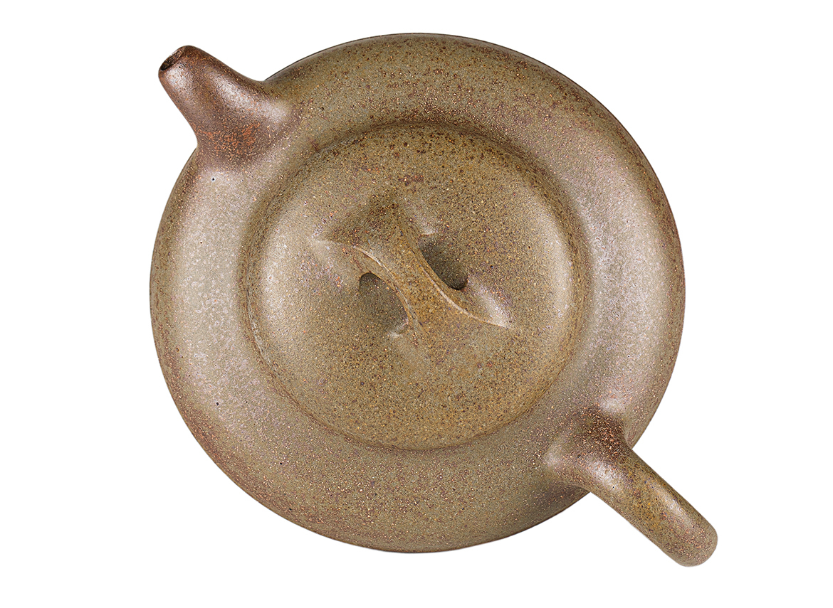 Чайник # 52280, дровяной обжиг/исинская глина, ручная работа, 200 мл.