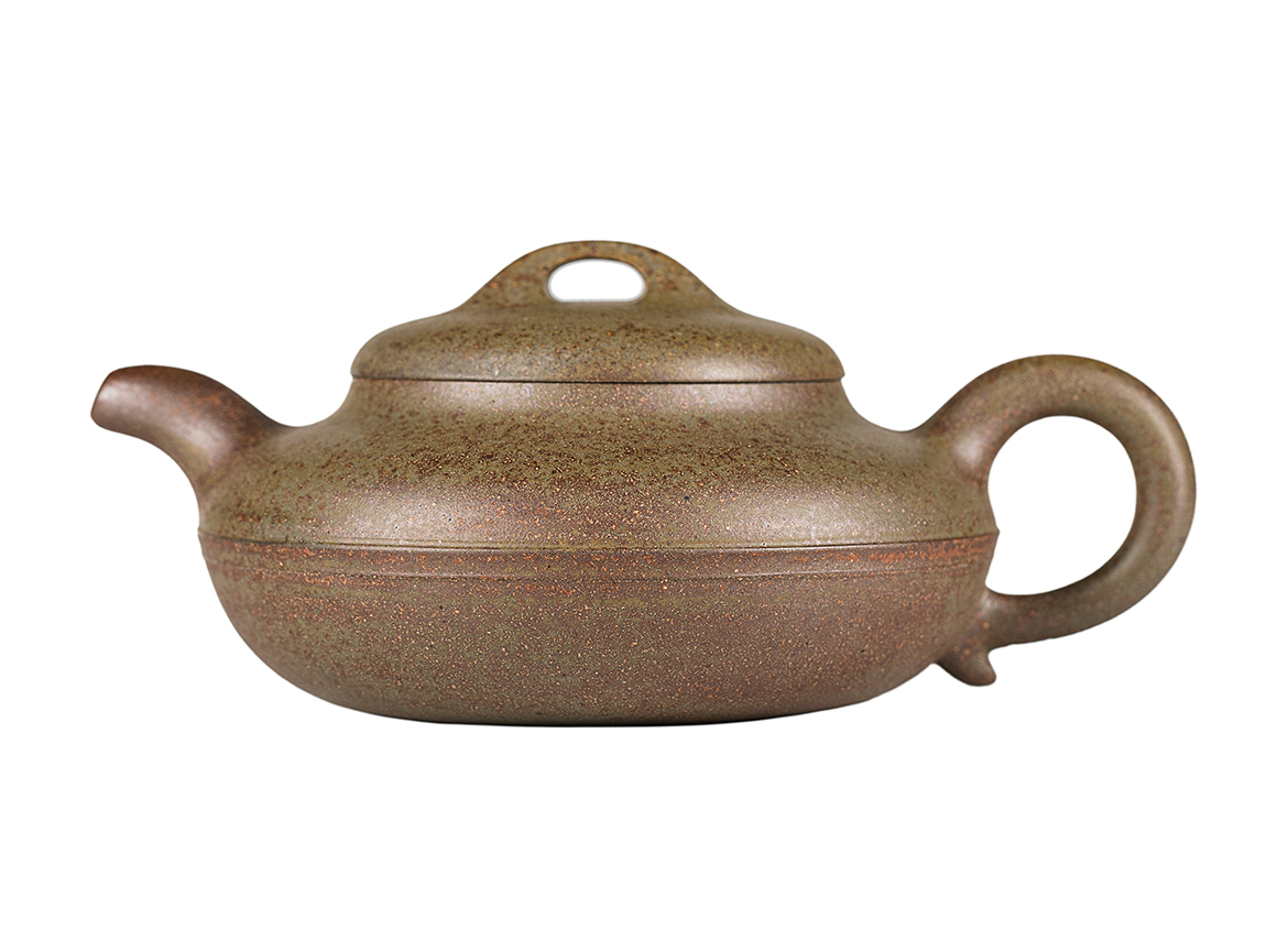 Чайник # 52280, дровяной обжиг/исинская глина, ручная работа, 200 мл.
