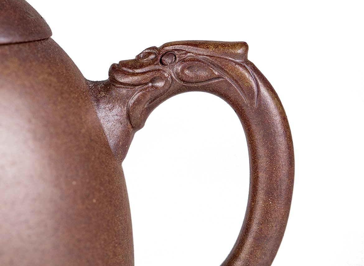 Чайник # 52282, дровяной обжиг/исинская глина, ручная работа, 170 мл.