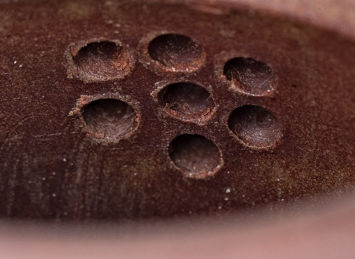 Чайник # 52282, дровяной обжиг/исинская глина, ручная работа, 170 мл.