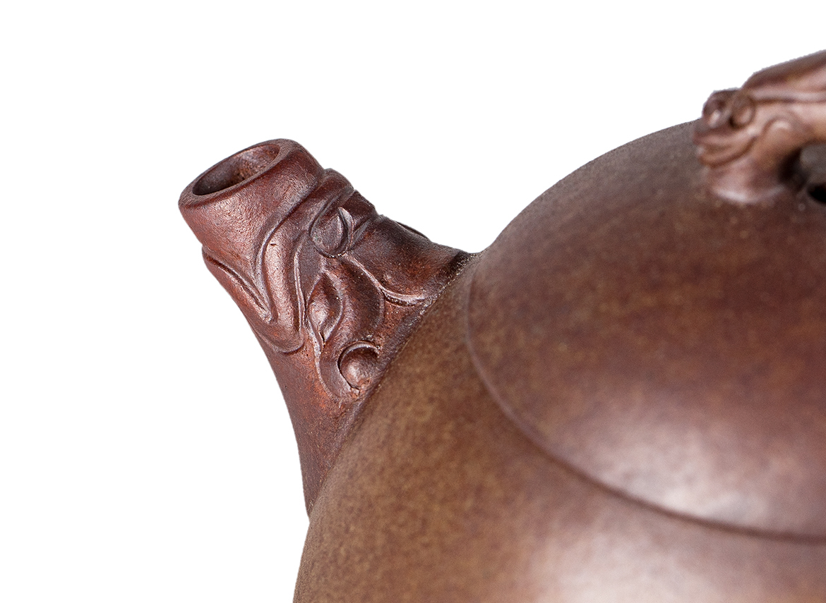 Чайник # 52282, дровяной обжиг/исинская глина, ручная работа, 170 мл.