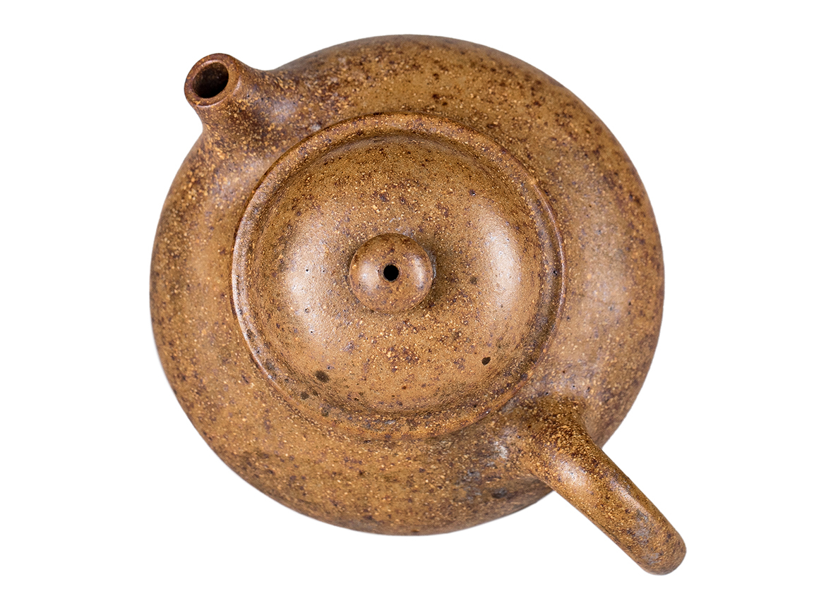 Чайник # 52283, дровяной обжиг/исинская глина, ручная работа, 130 мл.