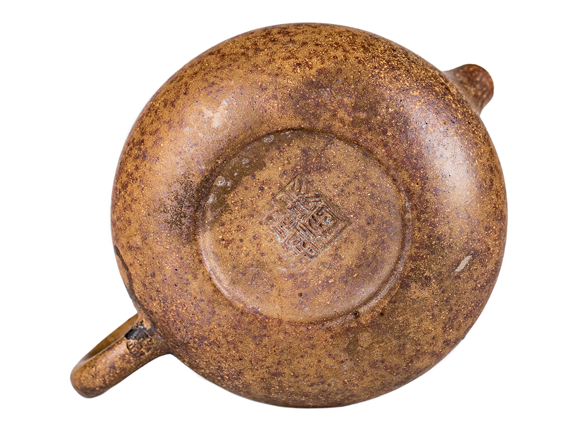 Чайник # 52283, дровяной обжиг/исинская глина, ручная работа, 130 мл.