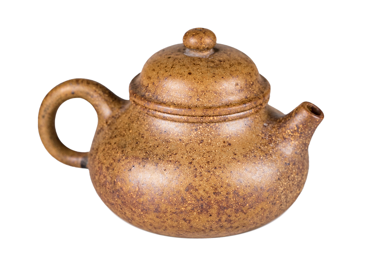 Чайник # 52283, дровяной обжиг/исинская глина, ручная работа, 130 мл.