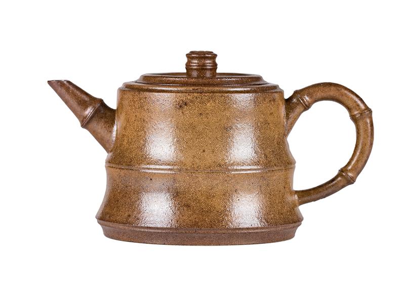 Чайник # 52284, дровяной обжиг/исинская глина, ручная работа, 115 мл.
