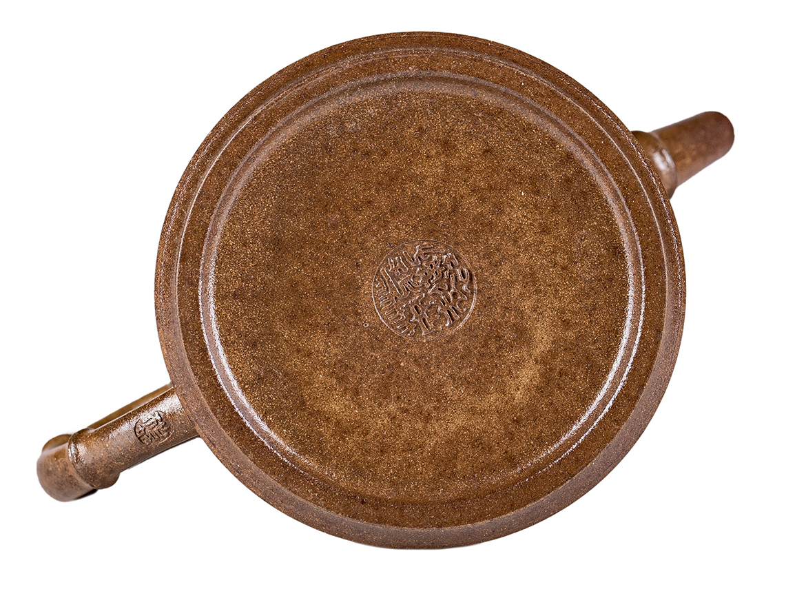 Чайник # 52284, дровяной обжиг/исинская глина, ручная работа, 115 мл.