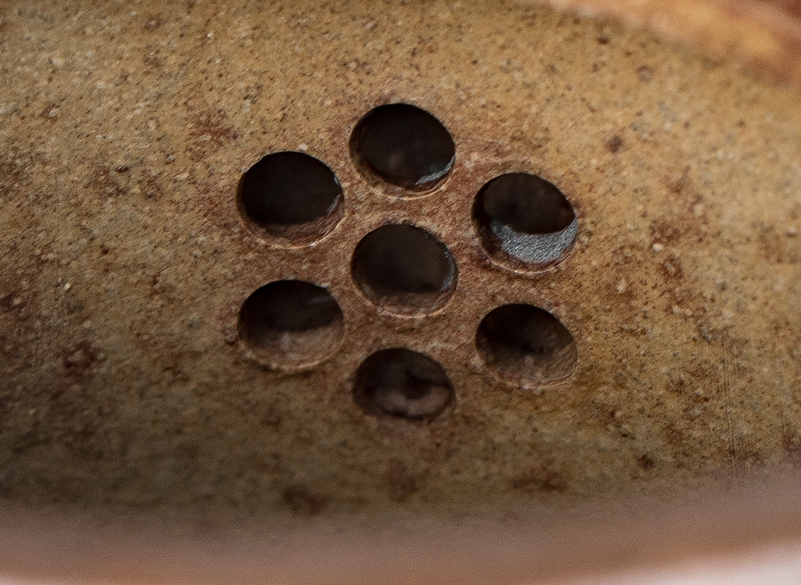 Чайник # 52284, дровяной обжиг/исинская глина, ручная работа, 115 мл.