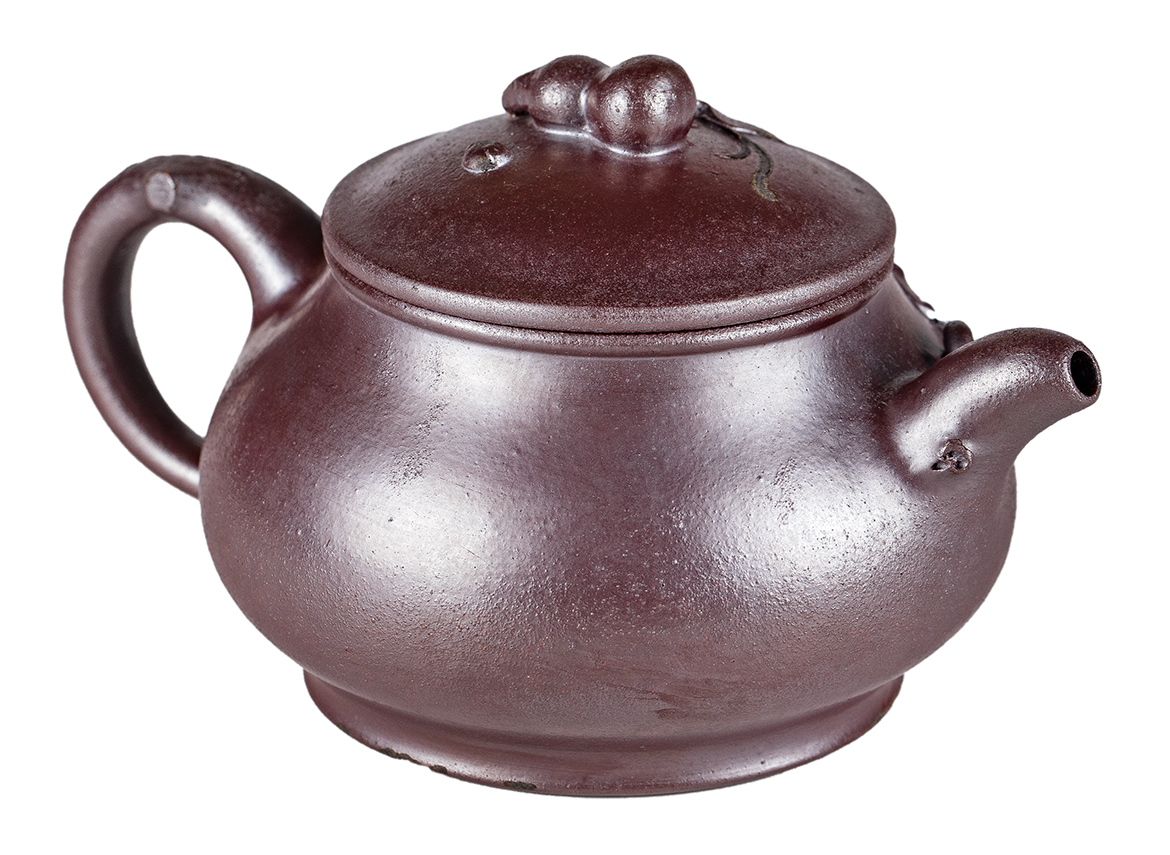 Чайник # 52285, дровяной обжиг/исинская глина, ручная работа, 160 мл.