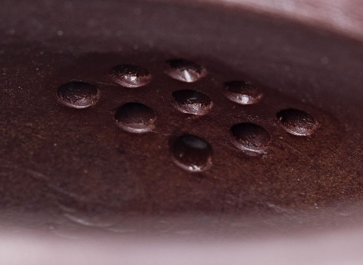 Чайник # 52285, дровяной обжиг/исинская глина, ручная работа, 160 мл.