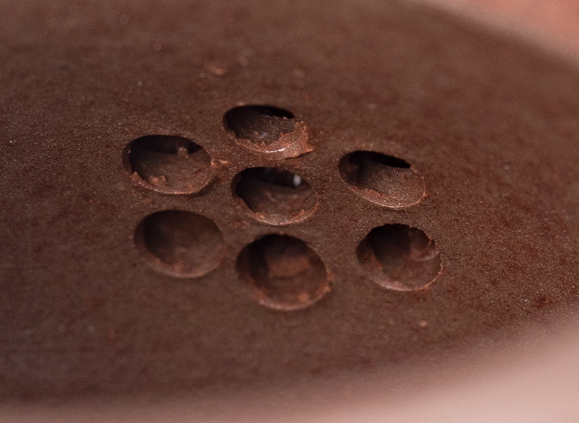 Чайник # 52286, дровяной обжиг/исинская глина, ручная работа, 130 мл.