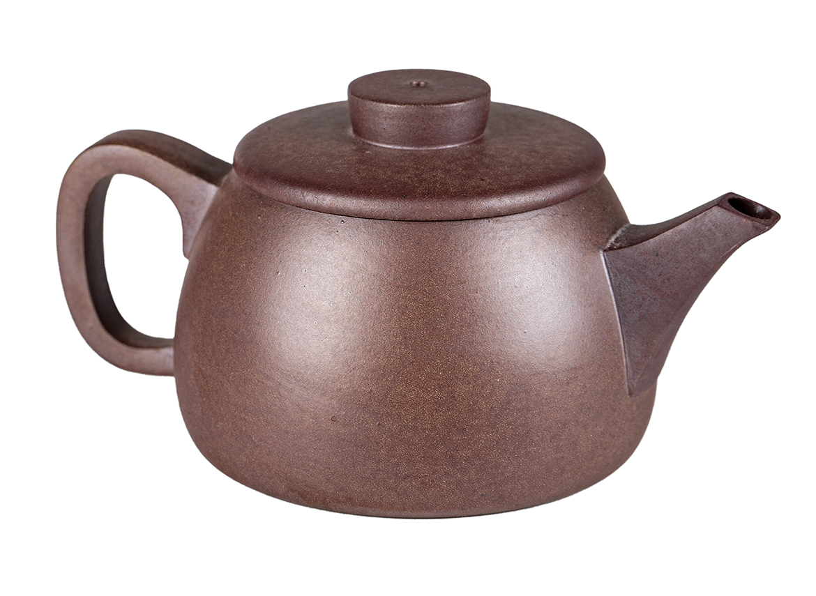 Чайник # 52287, дровяной обжиг/исинская глина, ручная работа, 185 мл.