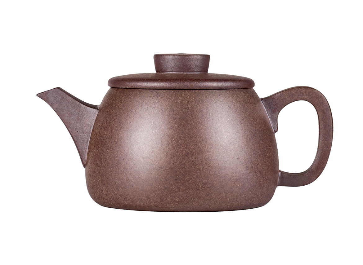 Чайник # 52287, дровяной обжиг/исинская глина, ручная работа, 185 мл.