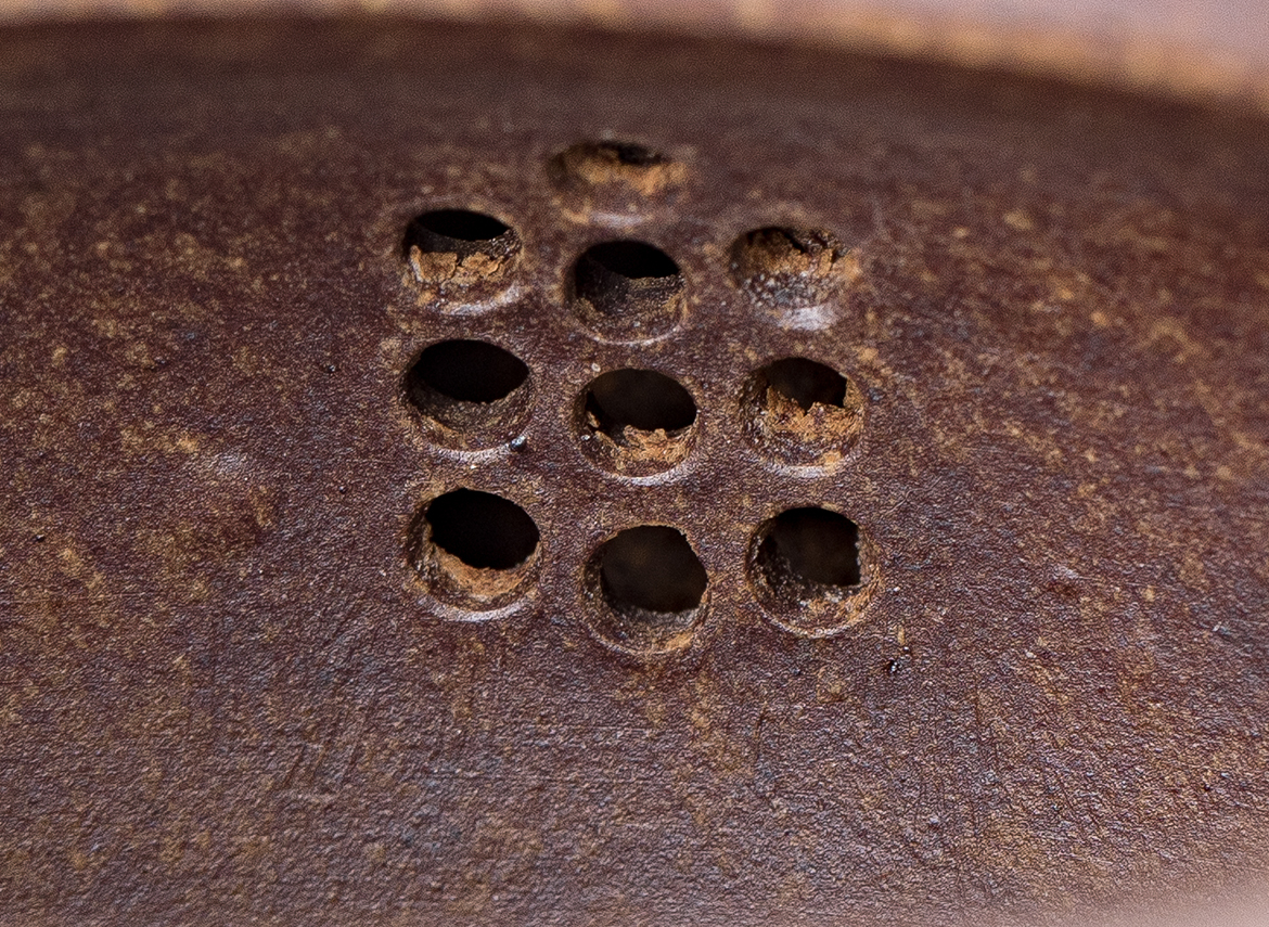 Чайник # 52288, дровяной обжиг/исинская глина, ручная работа, 290 мл.