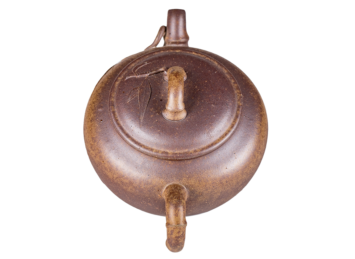 Чайник # 52288, дровяной обжиг/исинская глина, ручная работа, 290 мл.