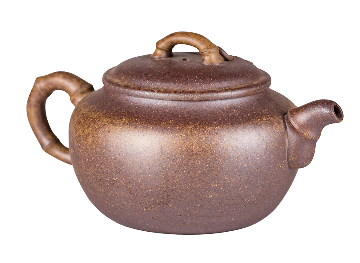 Чайник # 52288, дровяной обжиг/исинская глина, ручная работа, 290 мл.
