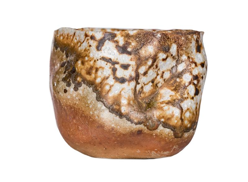 Пиала # 52290, дровяной обжиг, керамика Дэхуа, ручная работа, 90 мл.