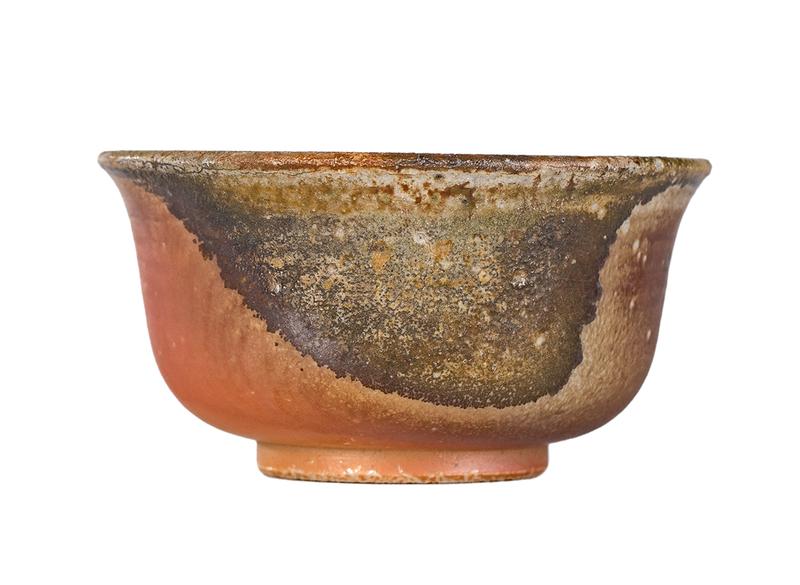 Пиала # 52292, дровяной обжиг, керамика Дэхуа, ручная работа, 70 мл.