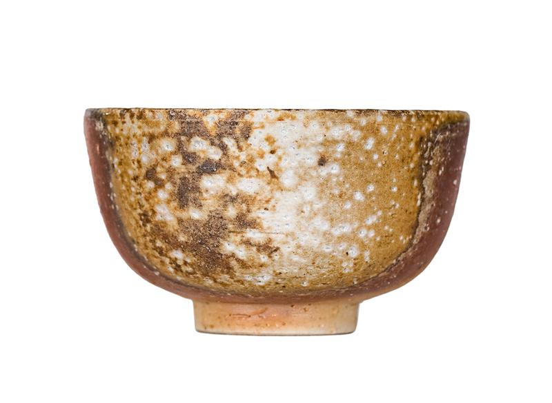 Пиала # 52297, дровяной обжиг, керамика Дэхуа, ручная работа, 50 мл.