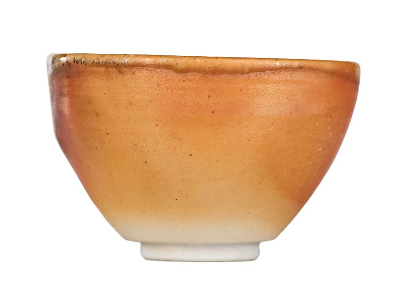 Пиала # 52299, дровяной обжиг, керамика Дэхуа, ручная работа, 60 мл.