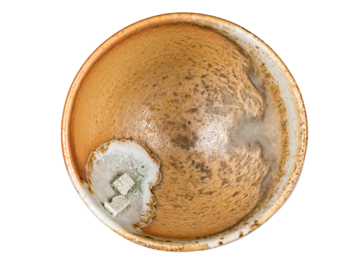 Пиала # 52299, дровяной обжиг, керамика Дэхуа, ручная работа, 60 мл.