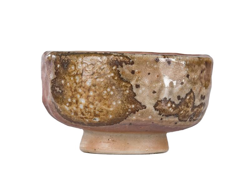 Пиала # 52302, дровяной обжиг, керамика Дэхуа, ручная работа, 100 мл.