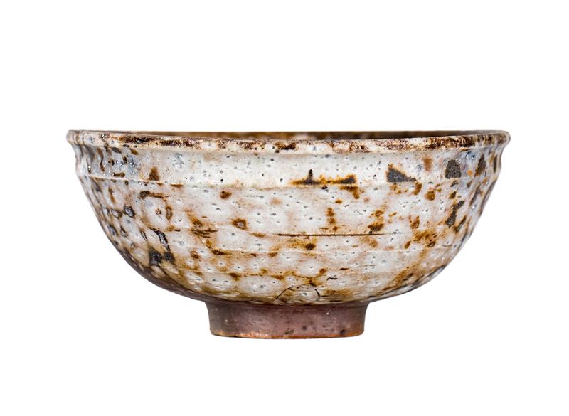 Пиала # 52303, дровяной обжиг, керамика Дэхуа, ручная работа, 50 мл.