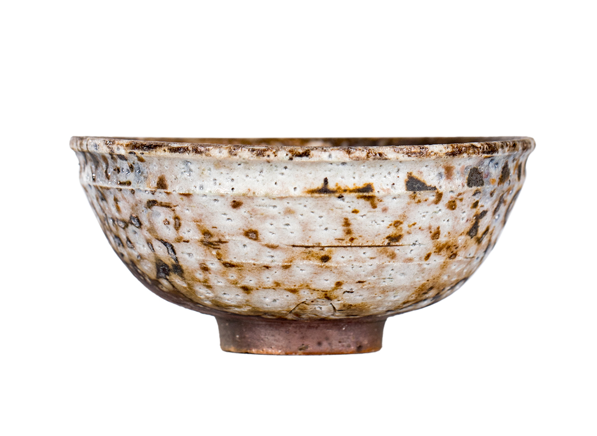 Пиала # 52303, дровяной обжиг, керамика Дэхуа, ручная работа, 50 мл.