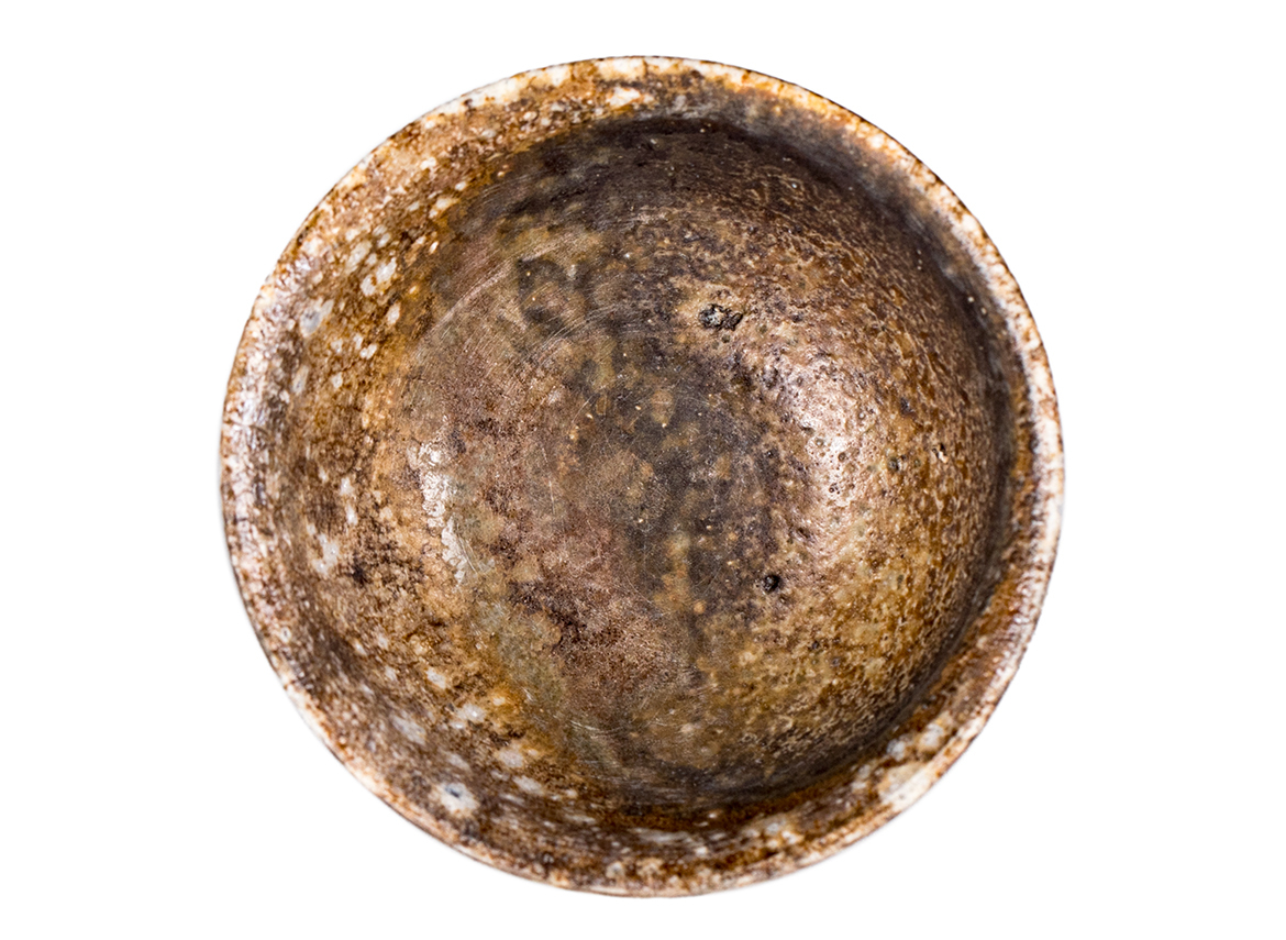 Пиала # 52303, дровяной обжиг, керамика Дэхуа, ручная работа, 50 мл.