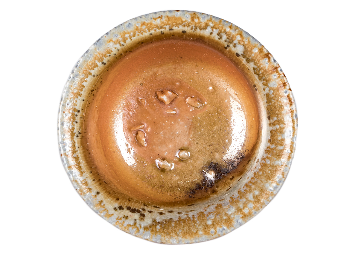 Пиала # 52305, дровяной обжиг, керамика Дэхуа, ручная работа, 70 мл.