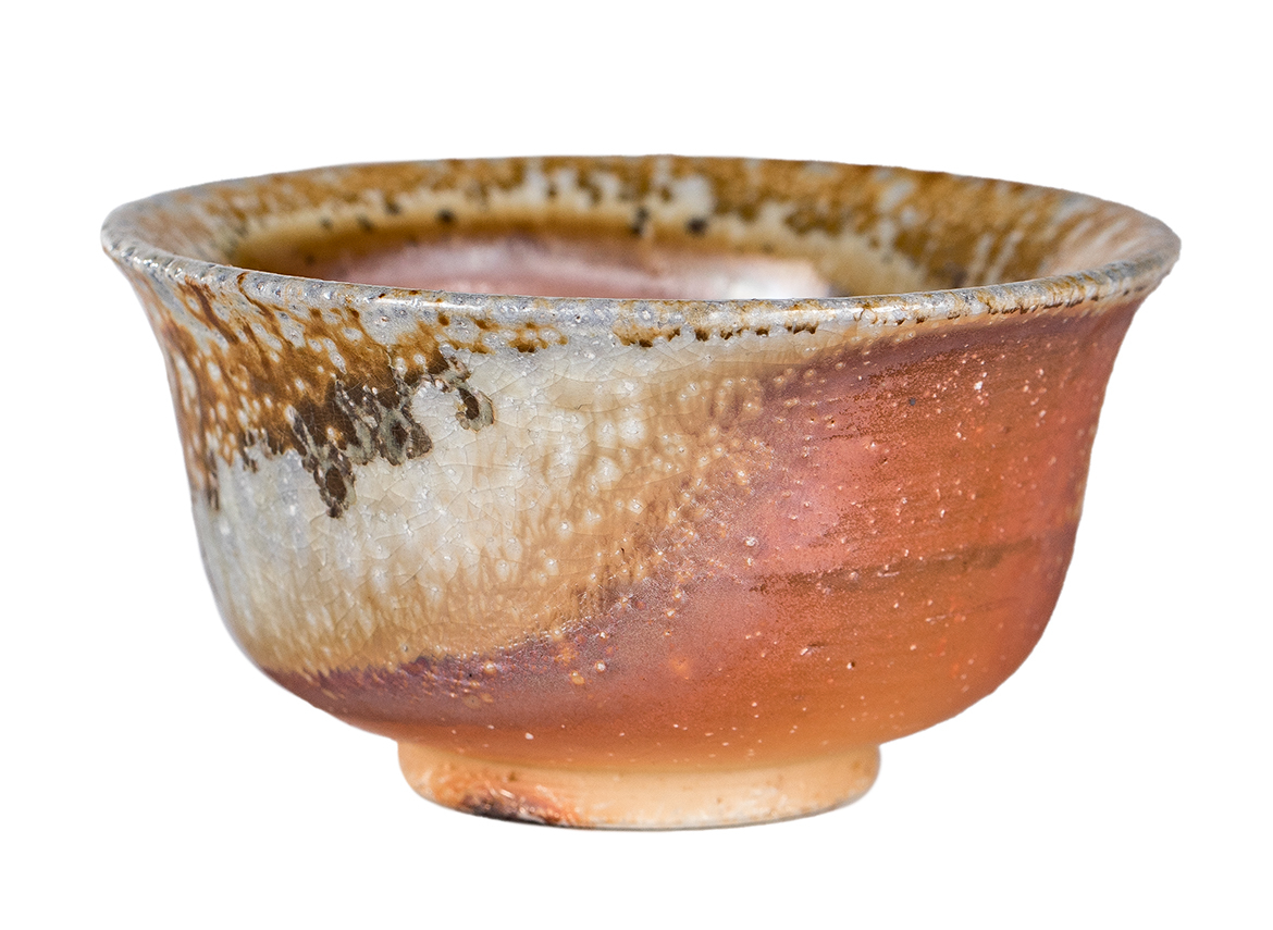Пиала # 52305, дровяной обжиг, керамика Дэхуа, ручная работа, 70 мл.