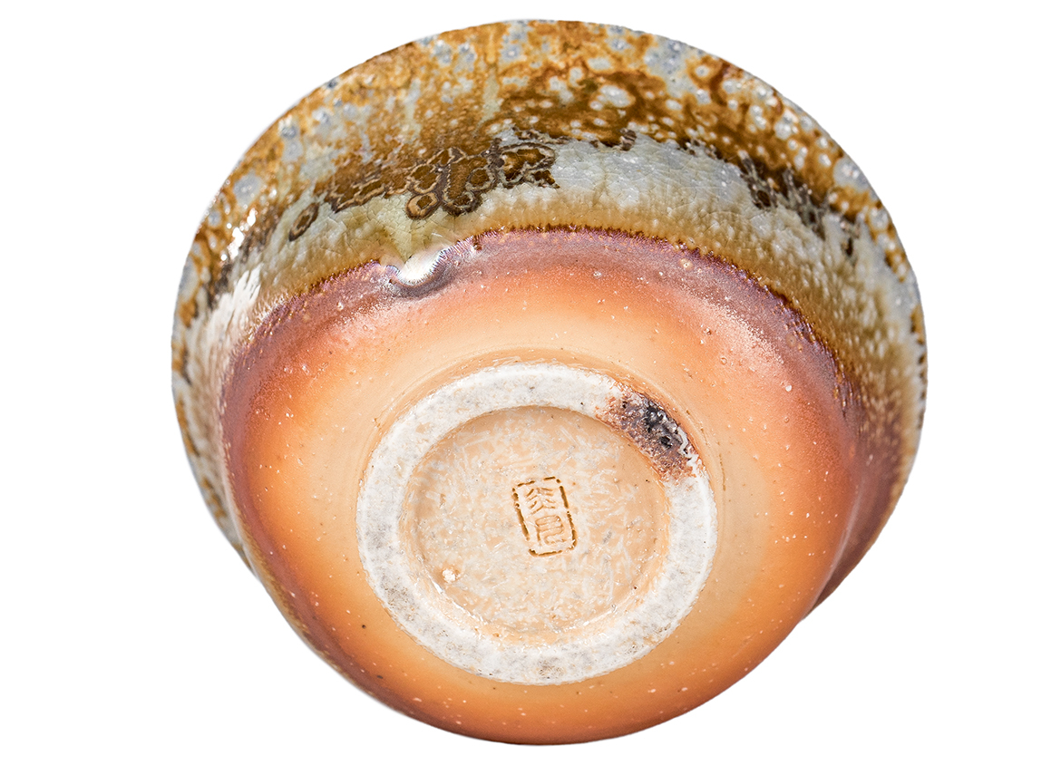 Пиала # 52305, дровяной обжиг, керамика Дэхуа, ручная работа, 70 мл.