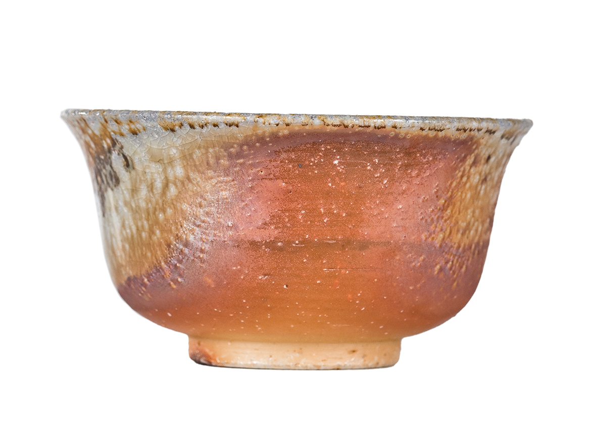 Пиала # 52305, дровяной обжиг, керамика Дэхуа, ручная работа, 70 мл.