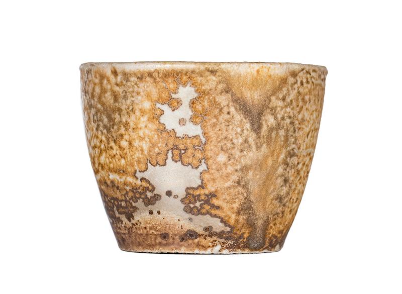 Пиала # 52309, дровяной обжиг, керамика Дэхуа, ручная работа, 90 мл.