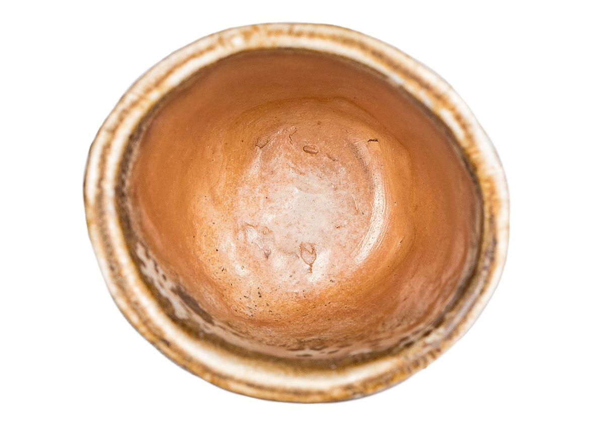 Пиала # 52309, дровяной обжиг, керамика Дэхуа, ручная работа, 90 мл.