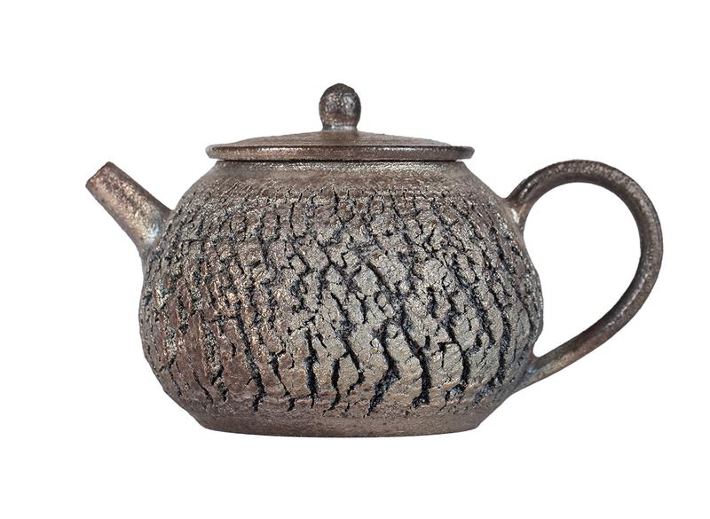 Чайник # 52312, дровяной обжиг, керамика Дэхуа, ручная работа, 190 мл.