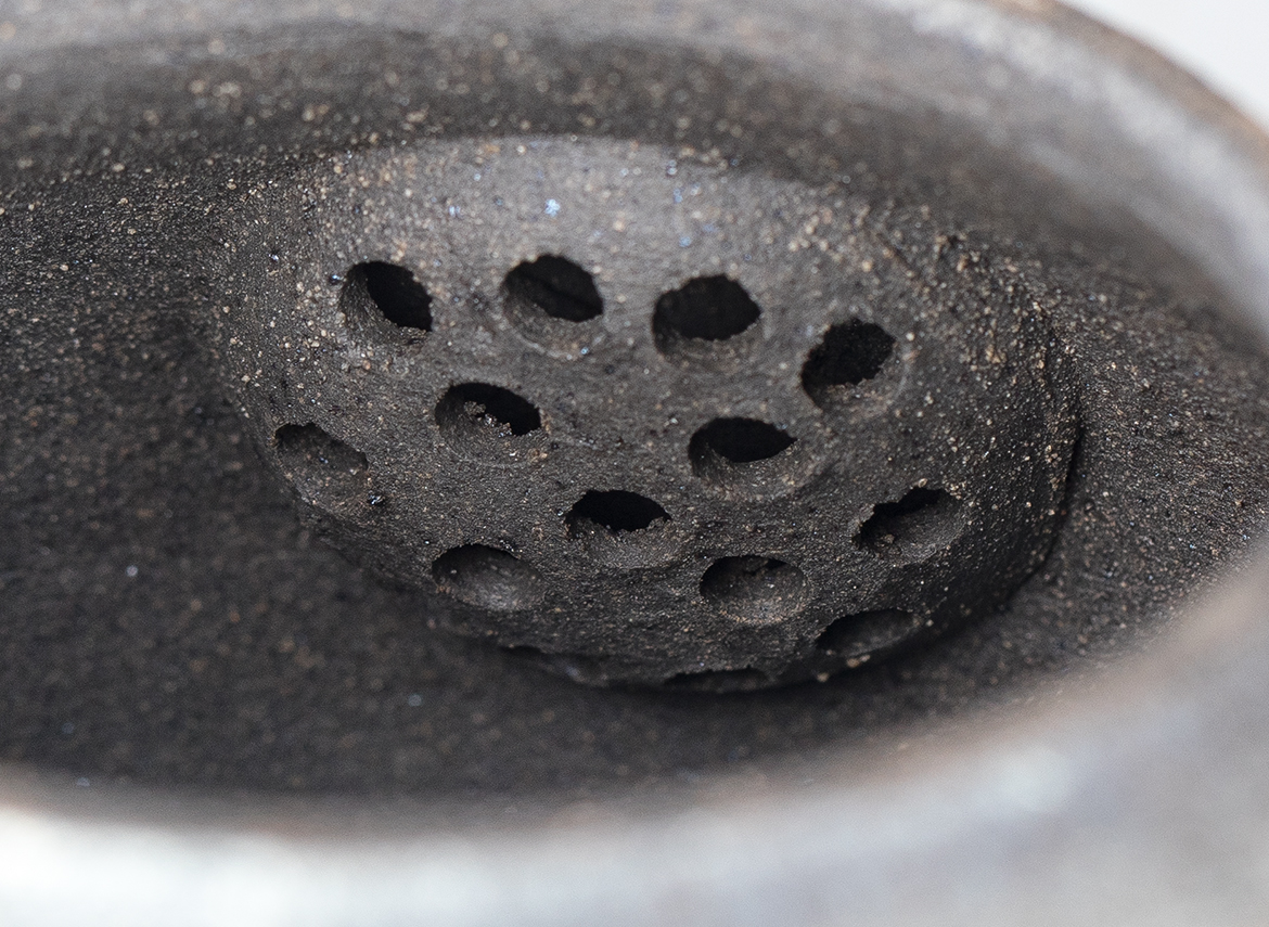 Чайник # 52312, дровяной обжиг, керамика Дэхуа, ручная работа, 190 мл.