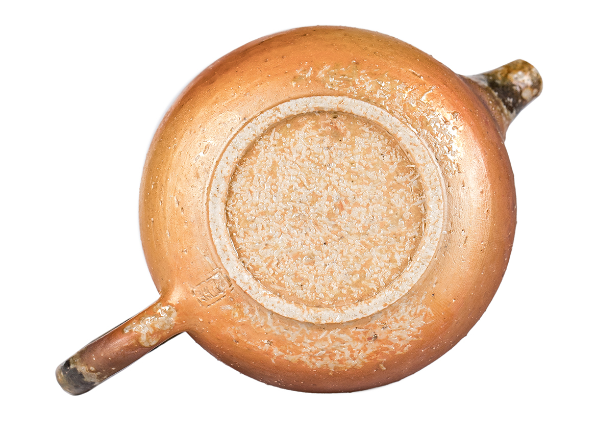 Чайник # 52313, дровяной обжиг, керамика Дэхуа, ручная работа, 130 мл.