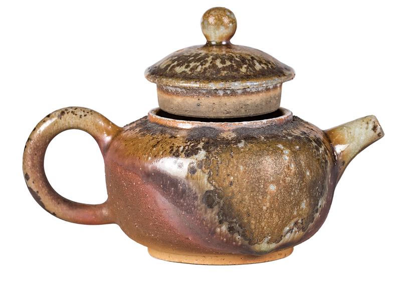 Чайник # 52315, дровяной обжиг, керамика Дэхуа, ручная работа, 160 мл.