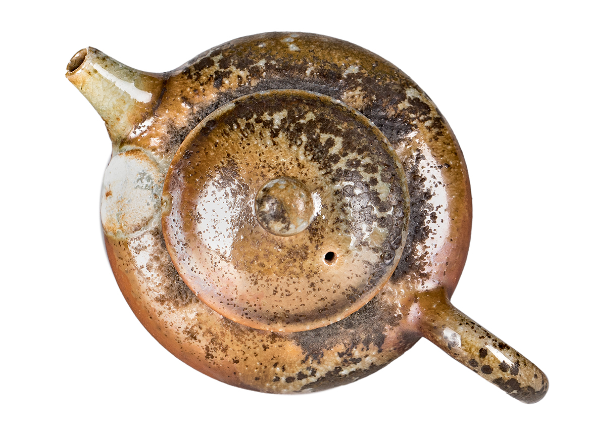 Чайник # 52315, дровяной обжиг, керамика Дэхуа, ручная работа, 160 мл.