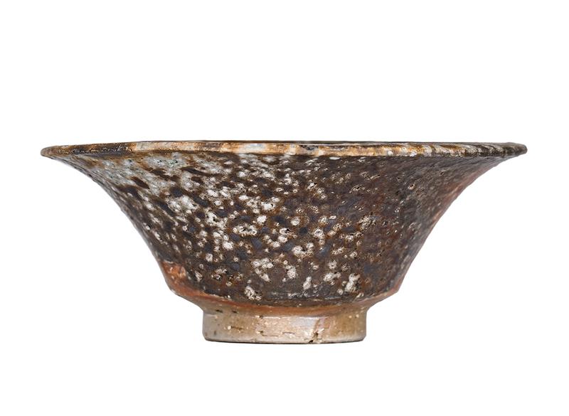 Пиала # 52316, дровяной обжиг, керамика Дэхуа, ручная работа, 55 мл.