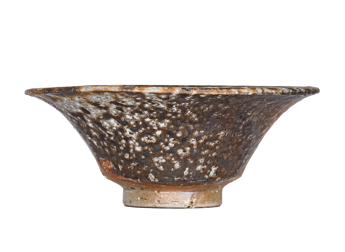Пиала # 52316, дровяной обжиг, керамика Дэхуа, ручная работа, 55 мл.
