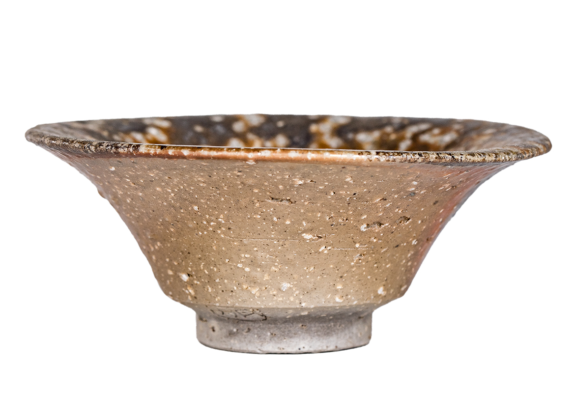 Пиала # 52316, дровяной обжиг, керамика Дэхуа, ручная работа, 55 мл.