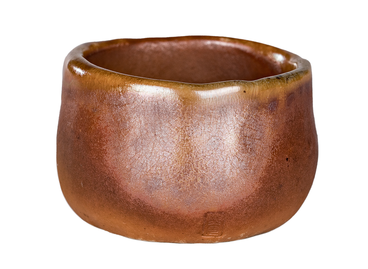 Пиала # 52319, дровяной обжиг, керамика Дэхуа, ручная работа, 62 мл.