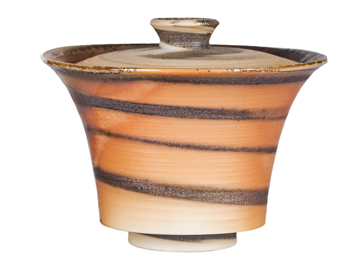 Гайвань # 52320, дровяной обжиг, керамика Дэхуа, ручная работа, 120 мл.