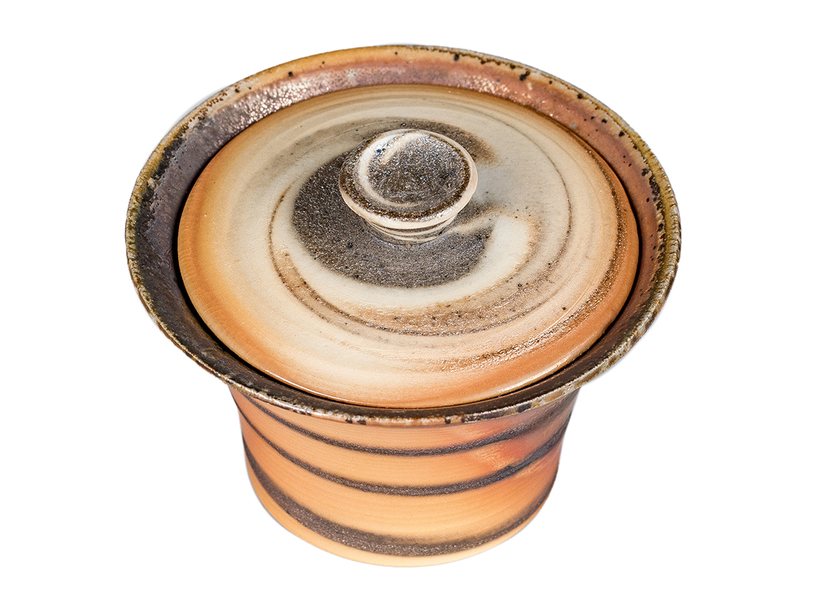 Гайвань # 52320, дровяной обжиг, керамика Дэхуа, ручная работа, 120 мл.