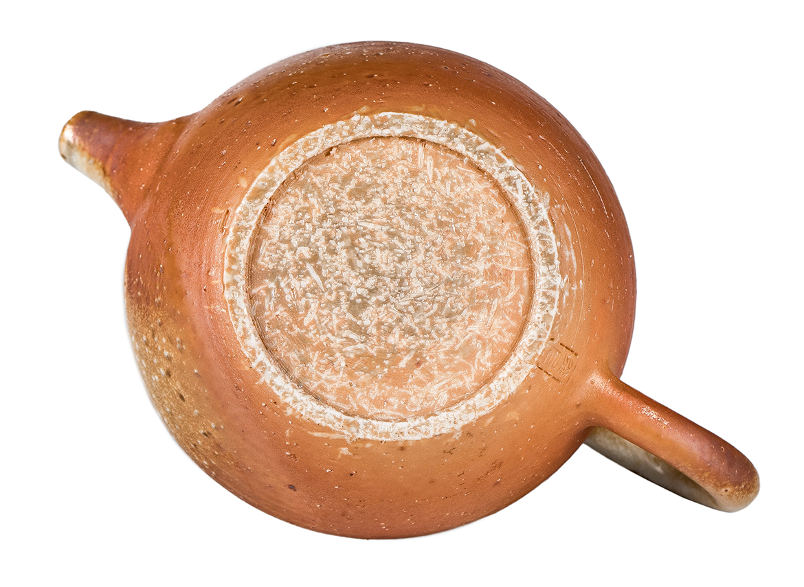 Чайник # 52321, дровяной обжиг, керамика Дэхуа, ручная работа, 130 мл.