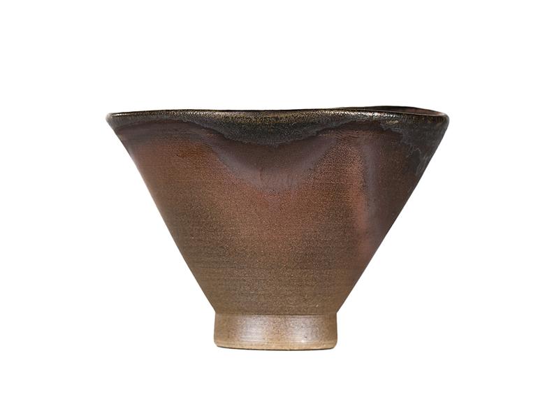 Пиала # 52323, дровяной обжиг, керамика Дэхуа, ручная работа, 70 мл.